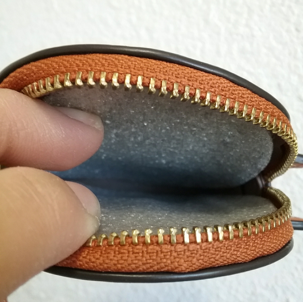 NWT Coach Pumpkin Coin Purse - Picture 5 of 5